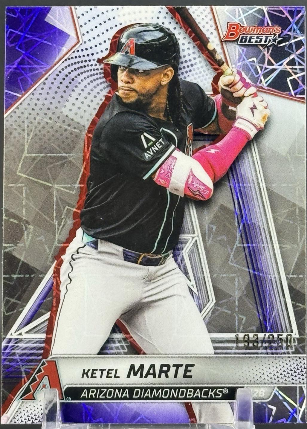 Ketel Marte [Purple Lazer Refractor] #62