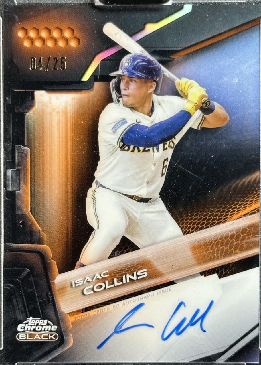 Isaac Collins [Orange Refractor] #CBA-IC