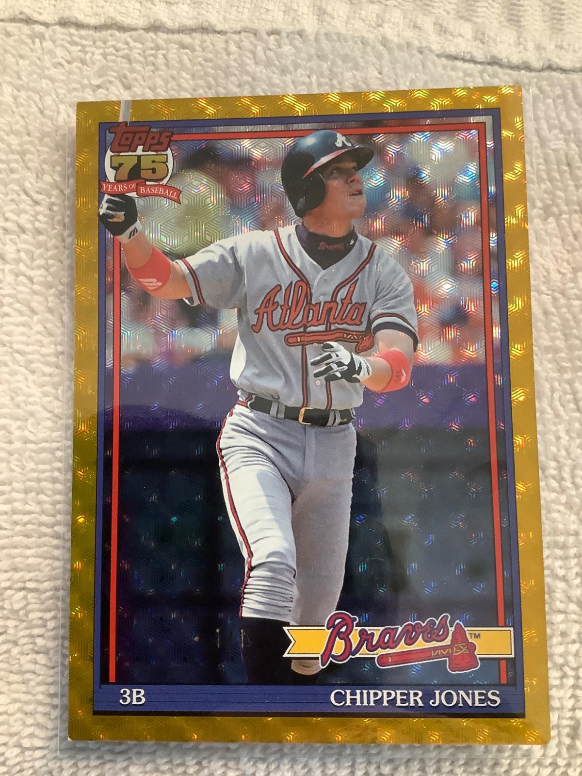 Chipper Jones [Foilfractor] #T91-13