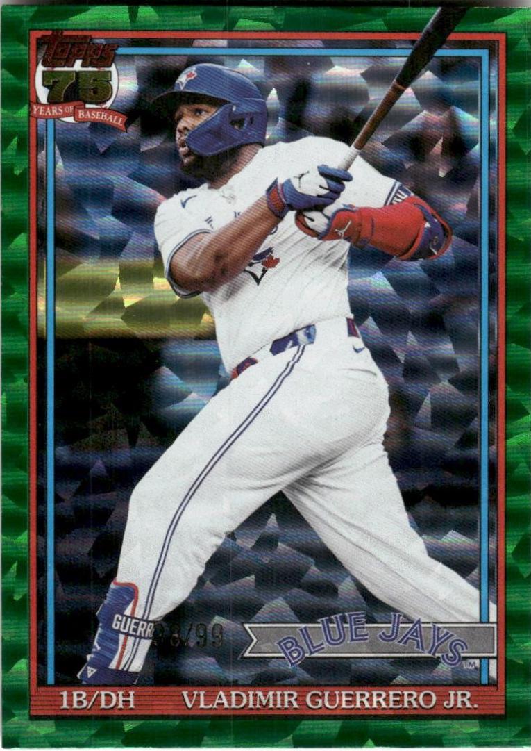 Vladimir Guerrero Jr. [Green Crackleboard Foil] #T91-9