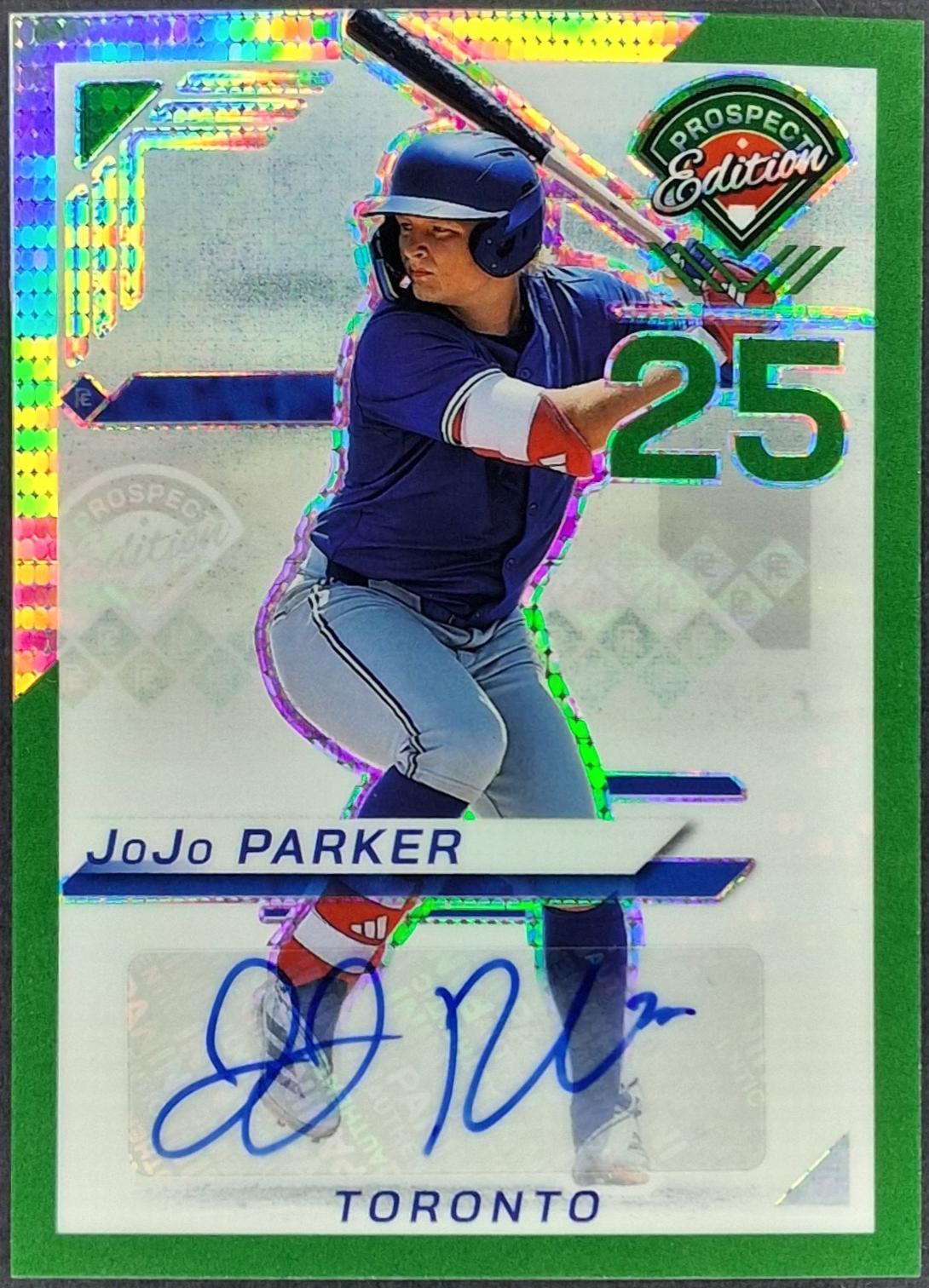 JoJo Parker [Green Pulsar Holo Ticket Signature] #200