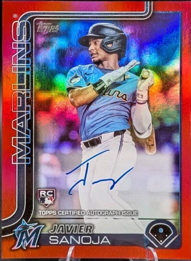 Javier Sanoja [Red Foil Real One Autograph] #653