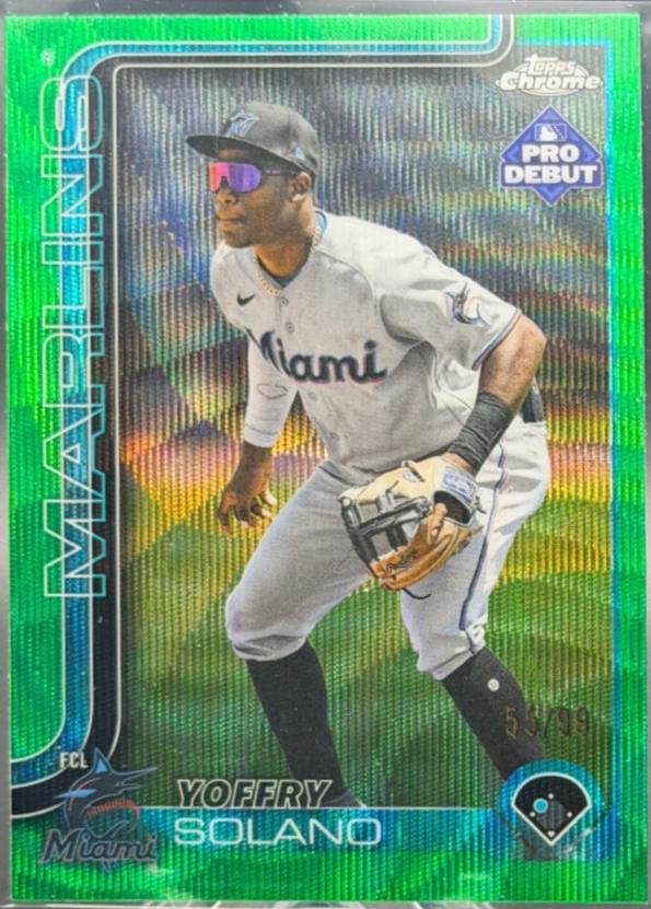 Yoffry Solano [Green Wave Refractor] #PDC-26