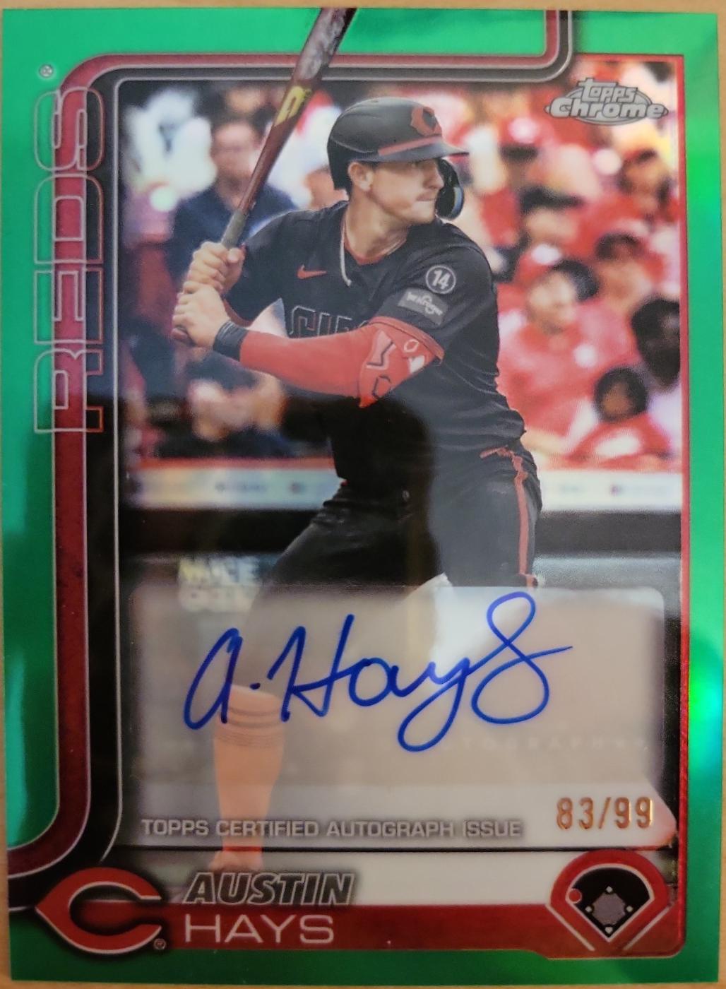 Austin Hays [Green Refractor] #AC-AH