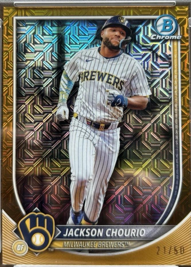 Jackson Chourio [Gold Mojo Refractor] #40