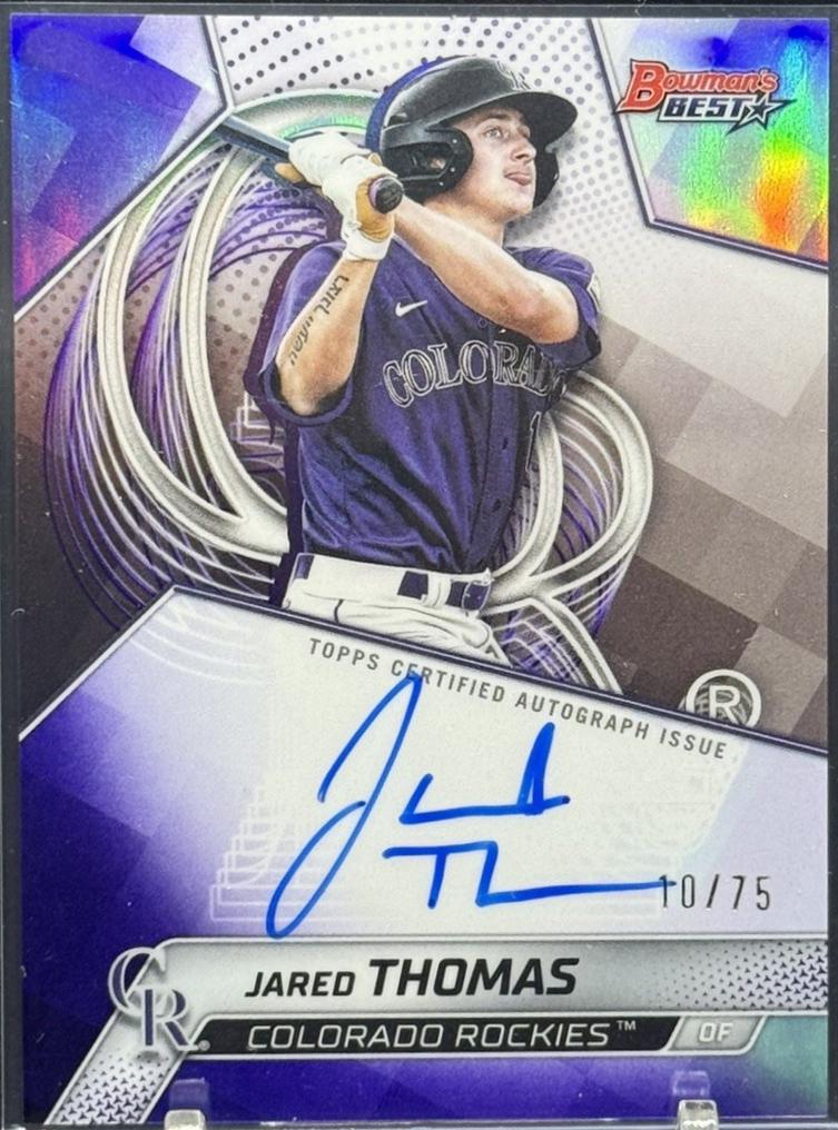 Jared Thomas [Purple Refractor] #B25-JTH