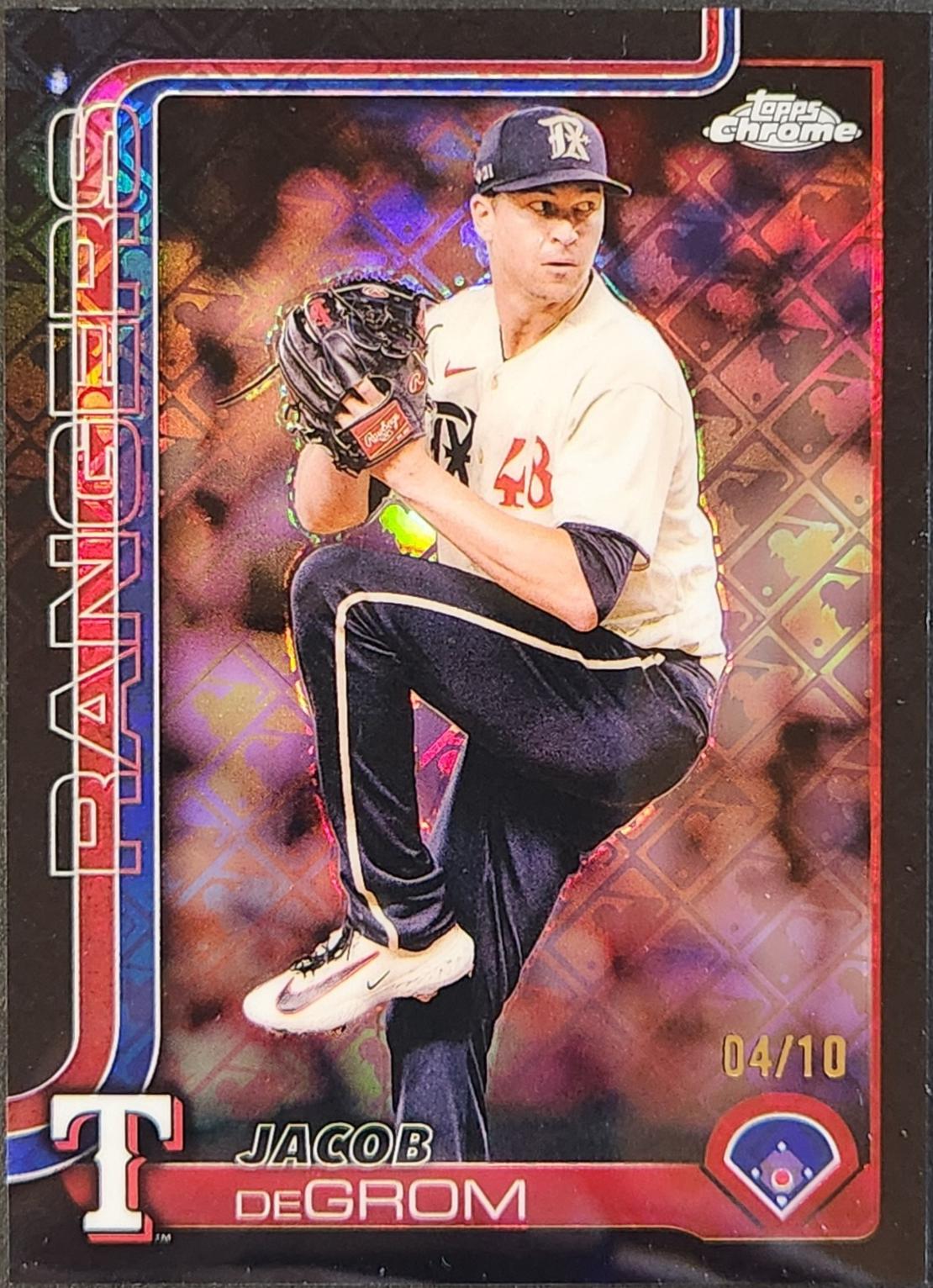 Jacob deGrom [Black Refractor] #214