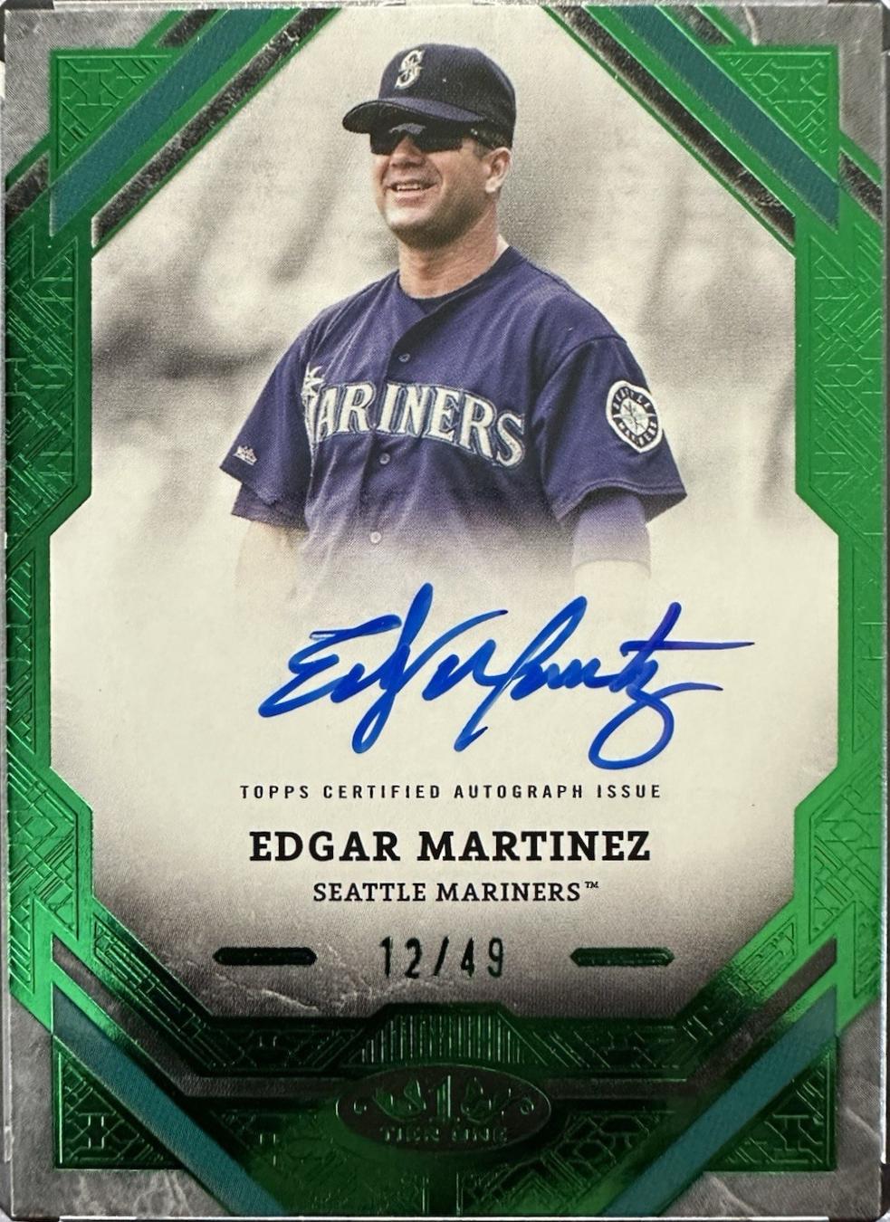 Edgar Martinez [Holo Platinum Blue Foil] #T1A-EM