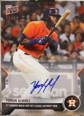 Yordan Alvarez [Autograph] #378A
