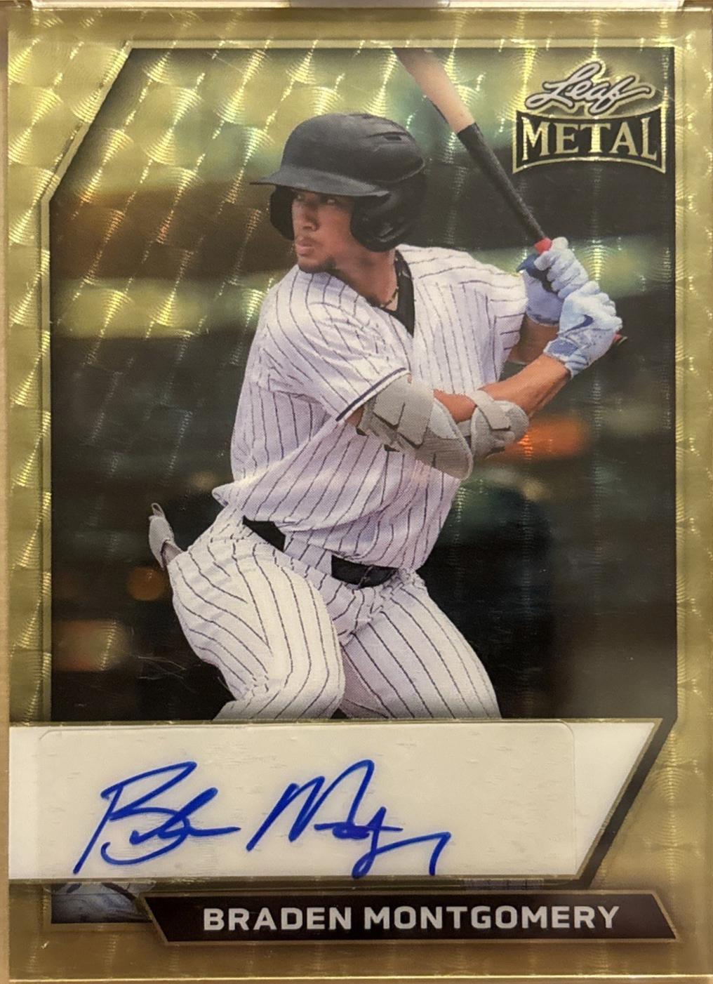 Braden Montgomery [Super Prismatic Gold] #BA-BM2