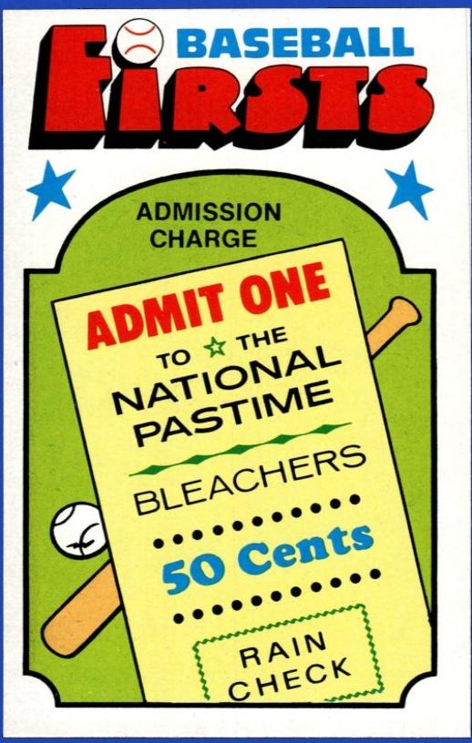 Admission Charge #36