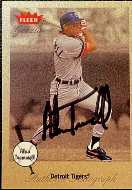 Alan Trammell [Autograph Redemption]
