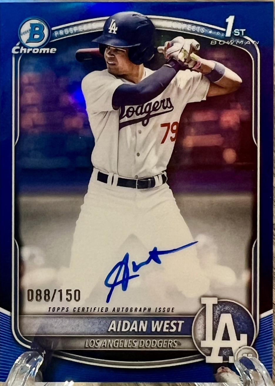 Aidan West [Blue Refractor] #CPA-AWE