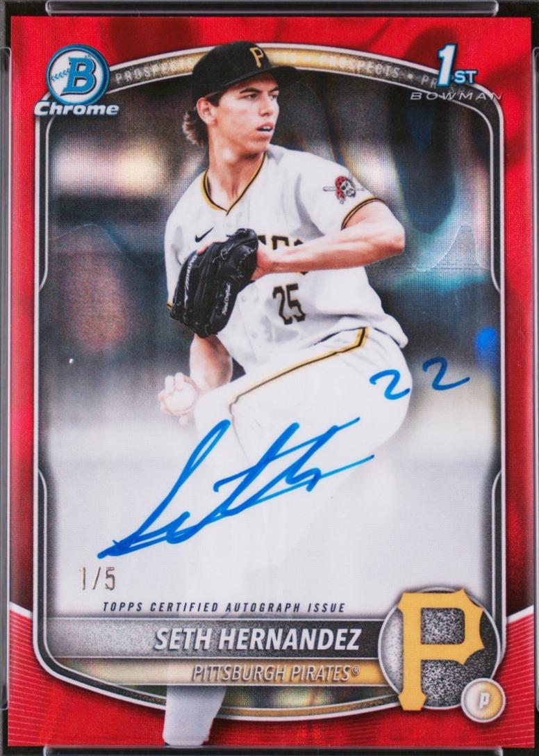 Seth Hernandez [Red Lava Refractor] #CPA-SH