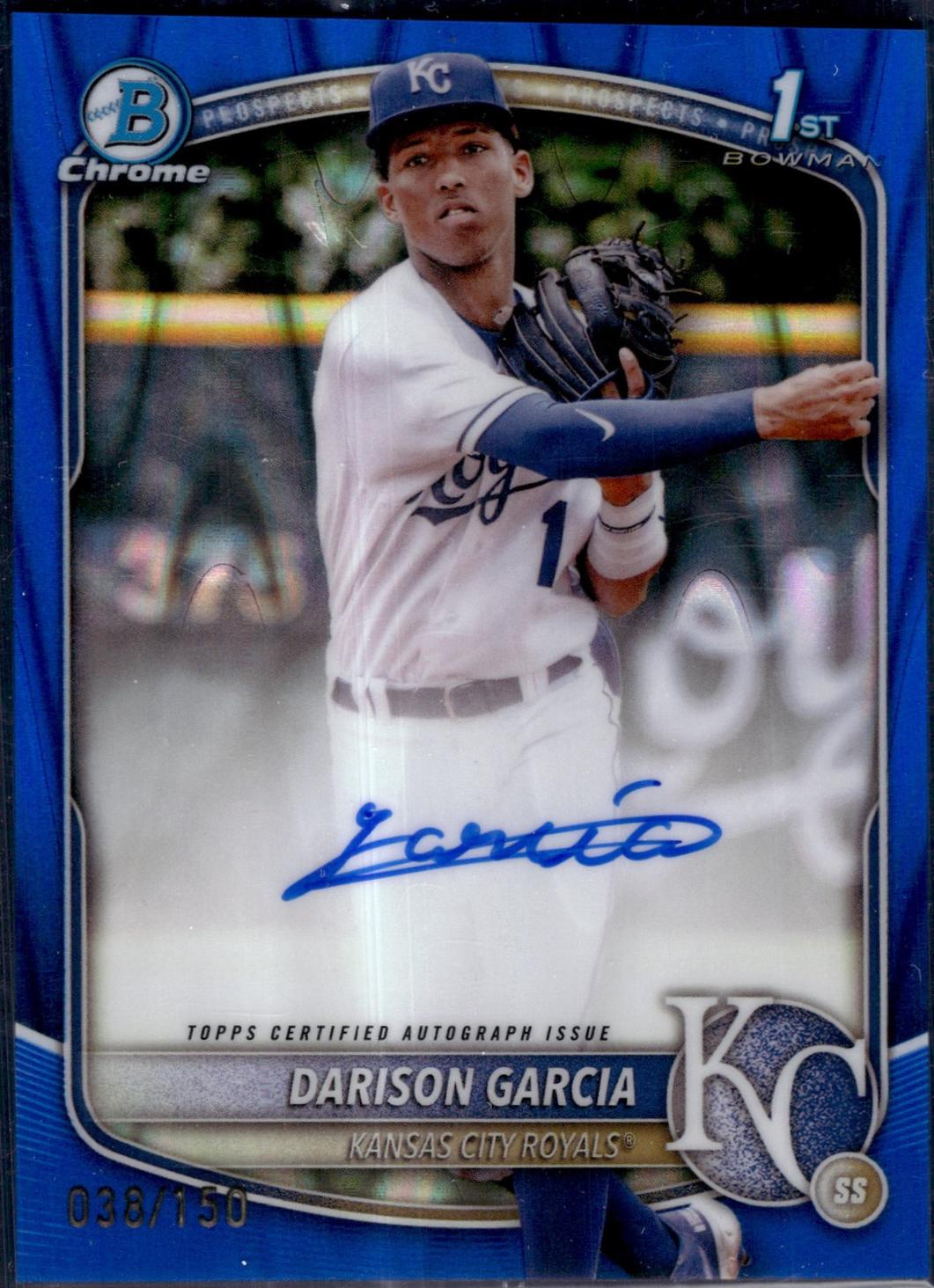 Darison Garcia [Blue RayWave Refractor] #CPA-DG