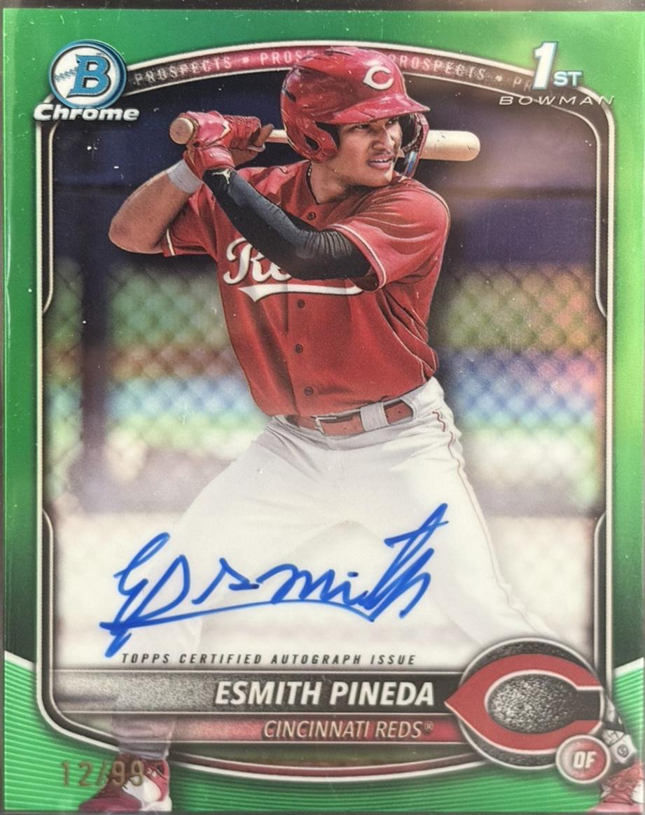 Esmith Pineda [Green Mojo Refractor] #CPA-EP