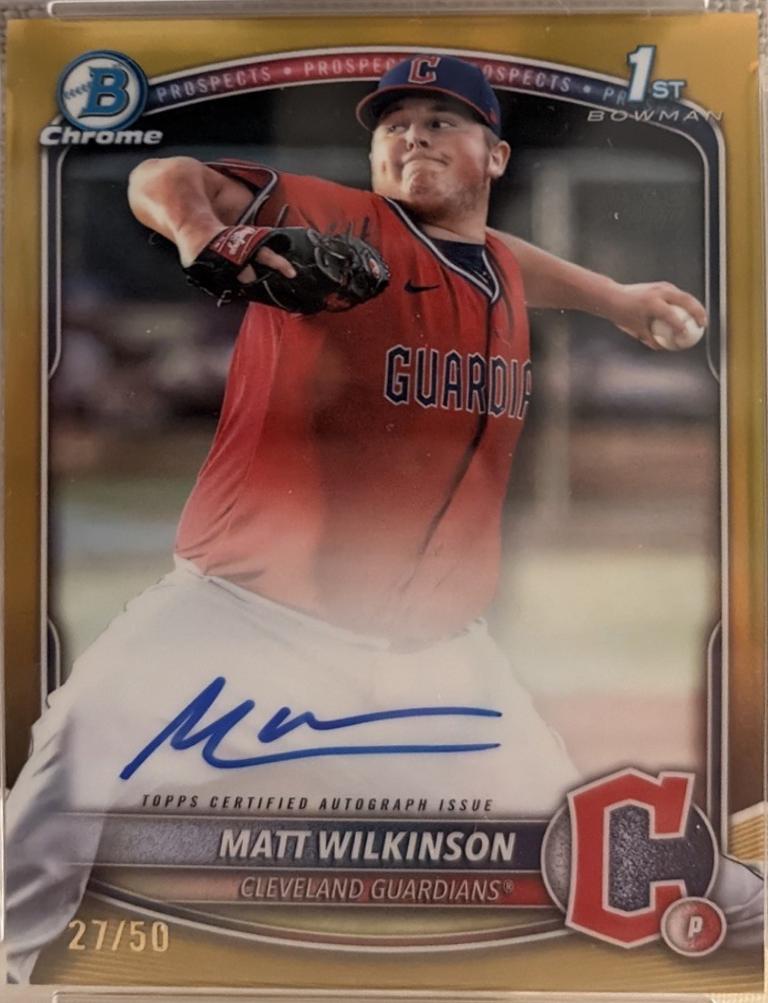 Matt Wilkinson [Gold Mojo Refractor] #CPA-MW