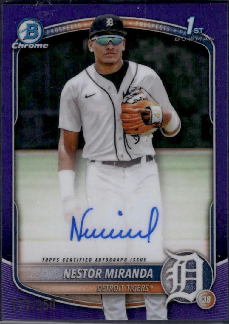 Nestor Miranda [Purple Refractor] #CPA-NM