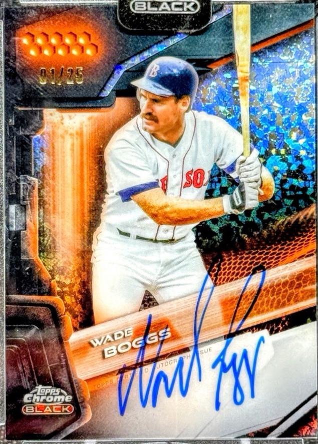 Wade Boggs [Orange Refractor] #CBA-WB