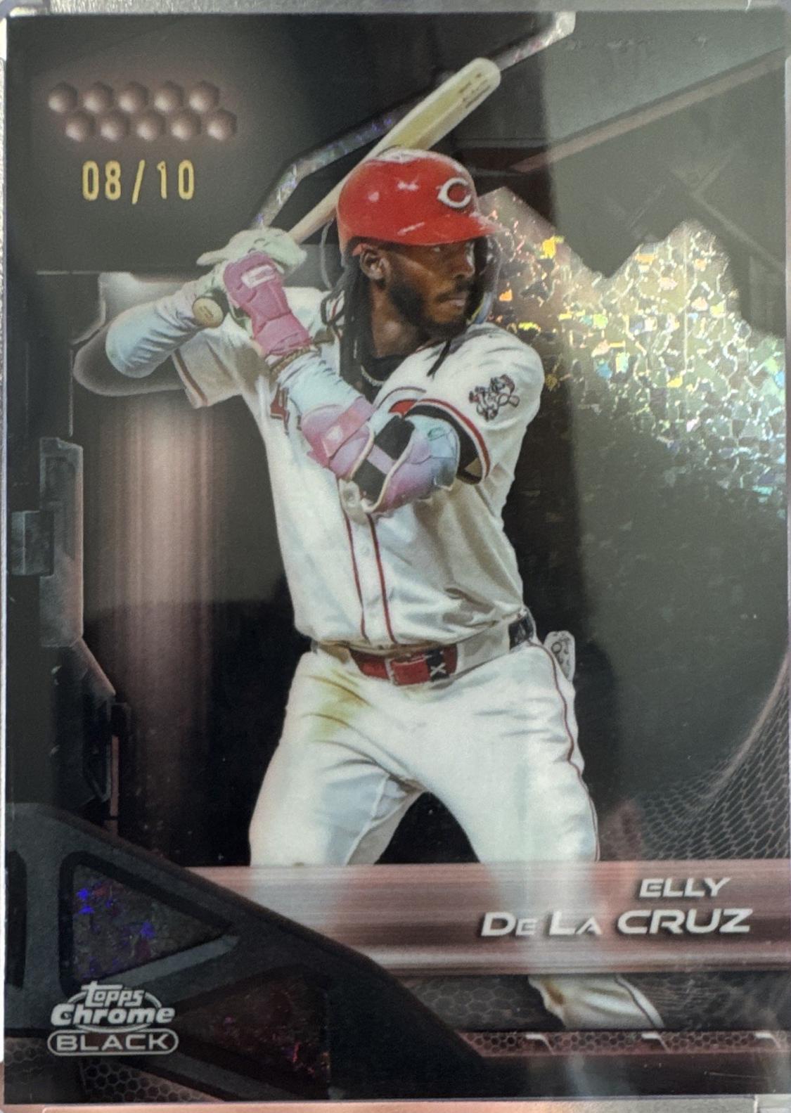 Elly De La Cruz [Rose Gold Mini-Diamond Refractor] #93
