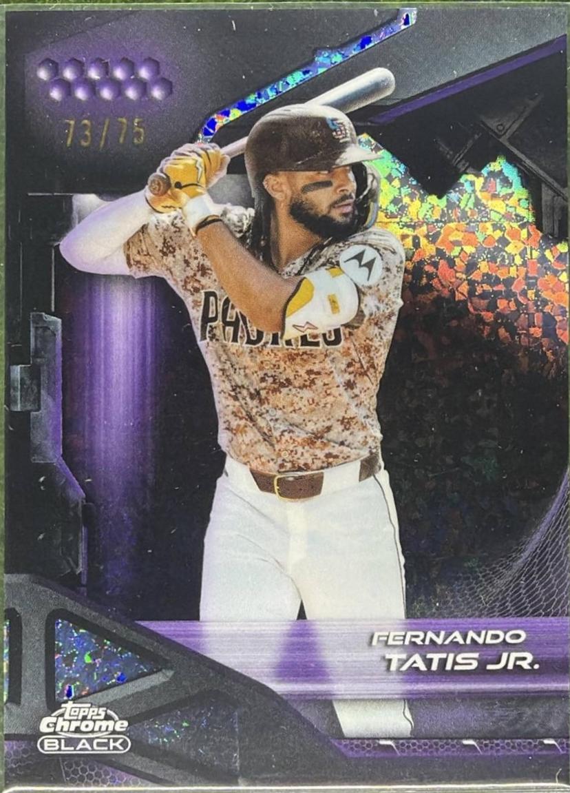 Fernando Tatis Jr. [Purple Mini-Diamond Refractor] #100