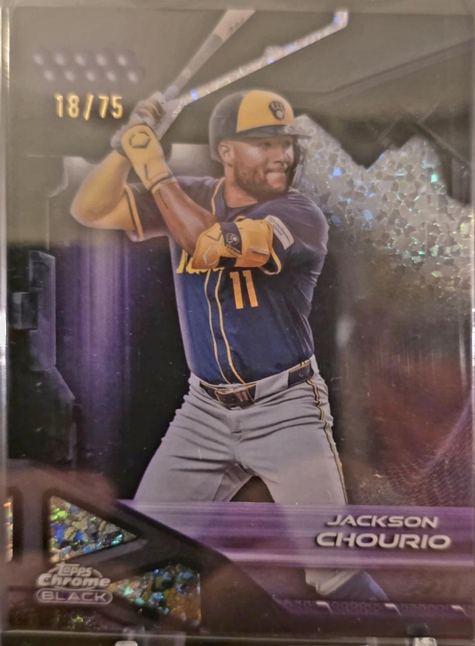 Jackson Chourio [Purple Mini-Diamond Refractor] #91