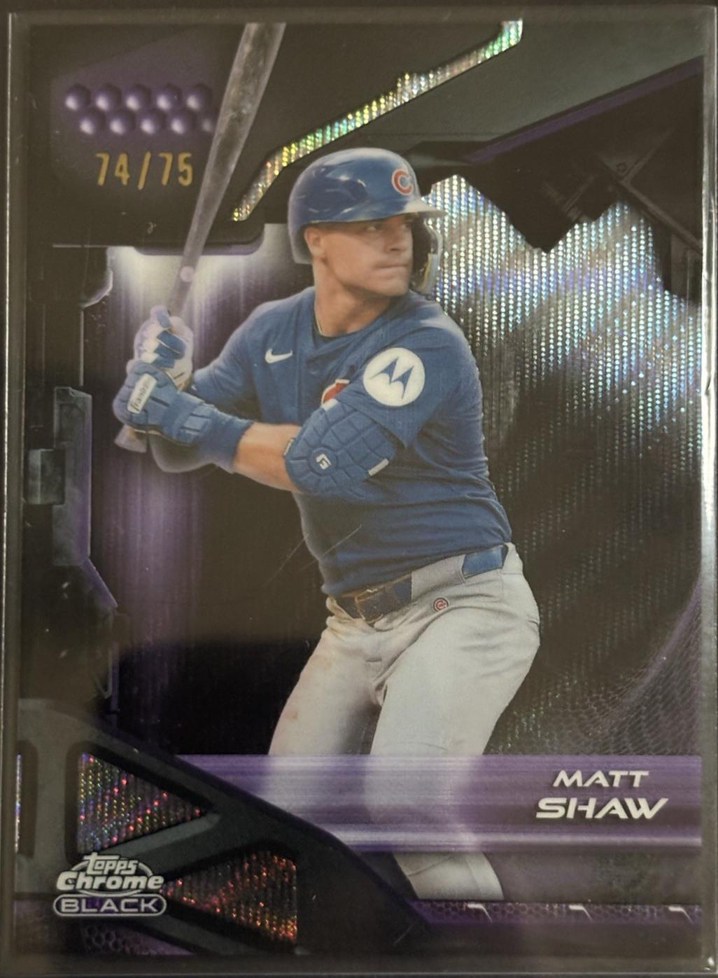 Matt Shaw [Purple Wave Refractor] #86