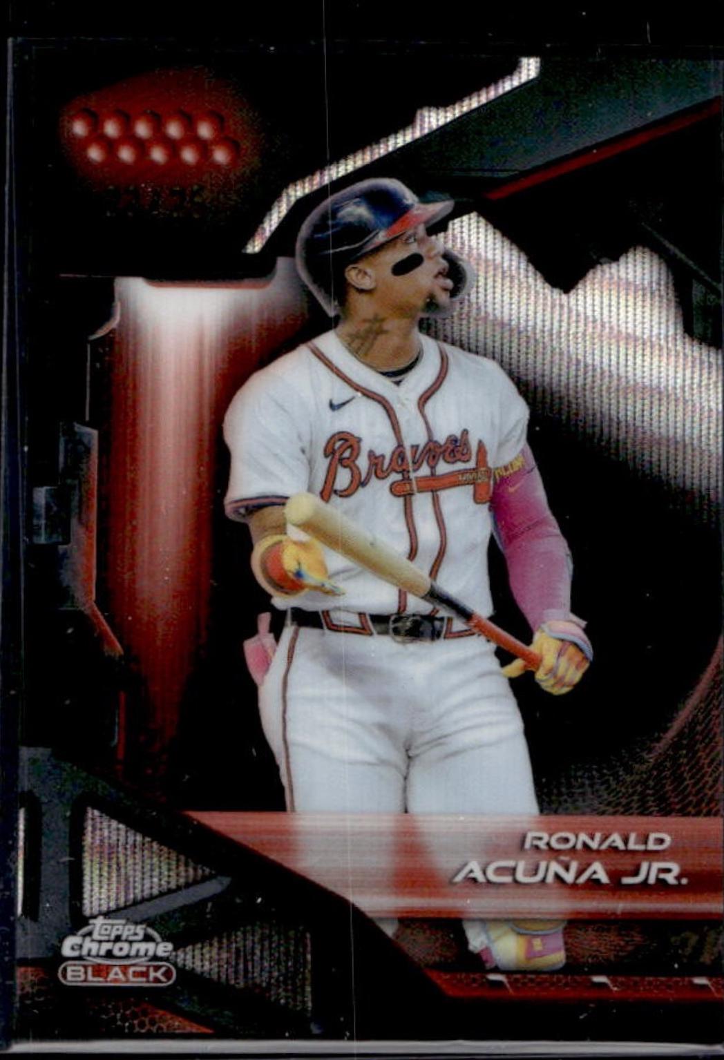 Ronald Acuna Jr. [Orange Wave Refractor] #3
