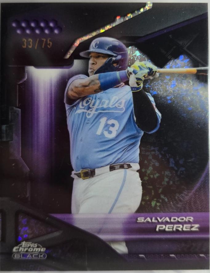 Salvador Perez [Purple Mini-Diamond Refractor] #71