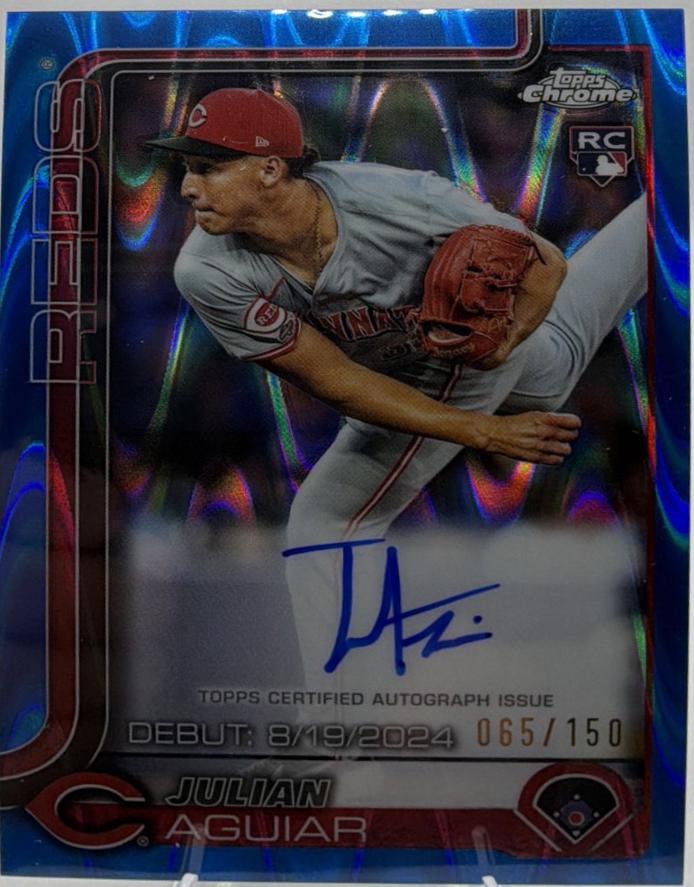 Julian Aguiar [Blue RayWave Refractor] #CRDA-JA