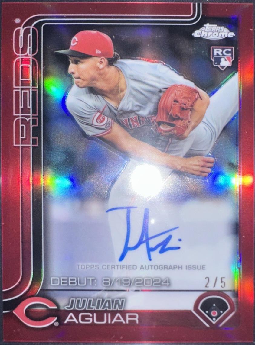 Julian Aguiar [Red Wave Refractor] #CRDA-JA