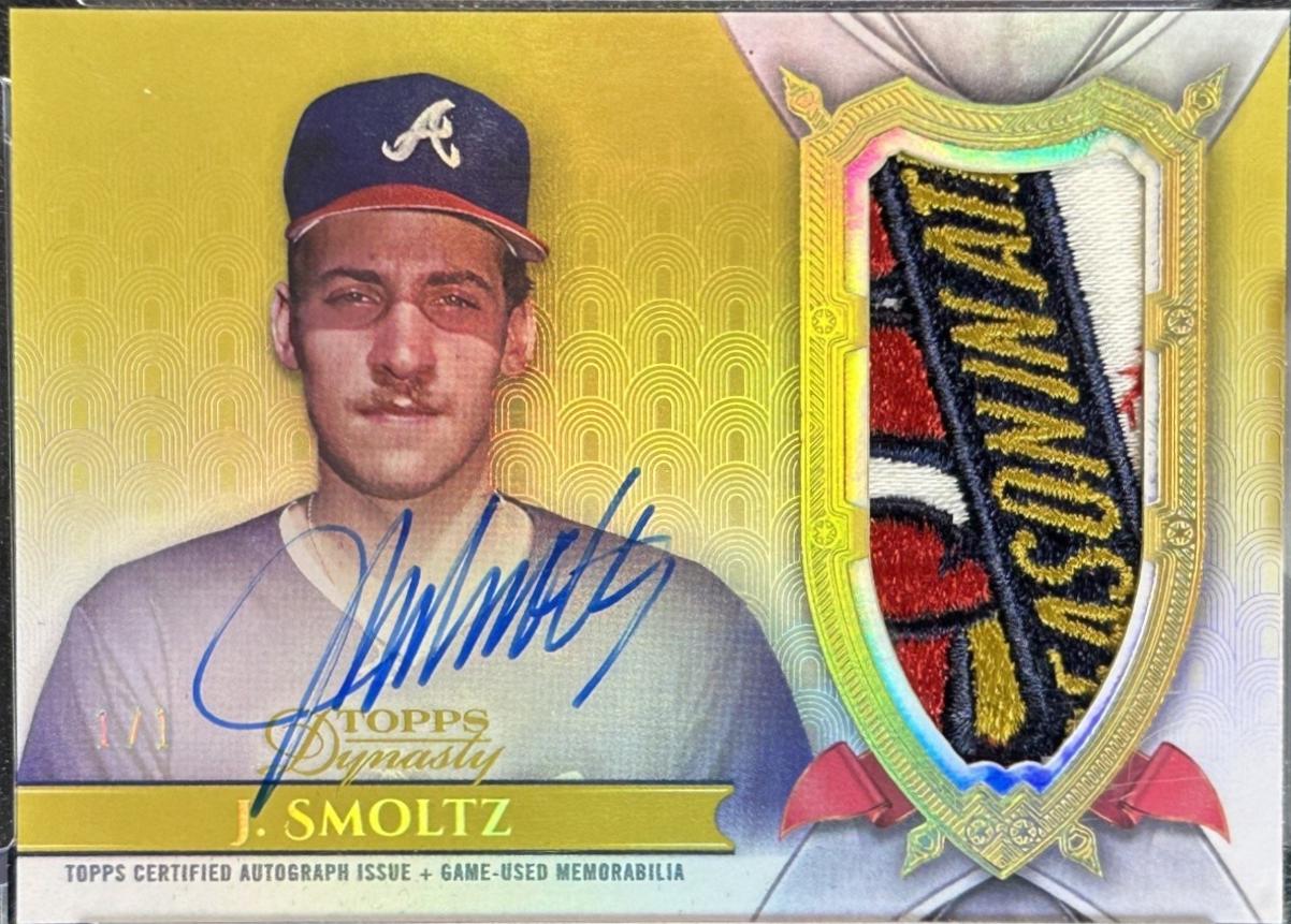John Smoltz [Gold Autograph Patch] #DAP-JSM3