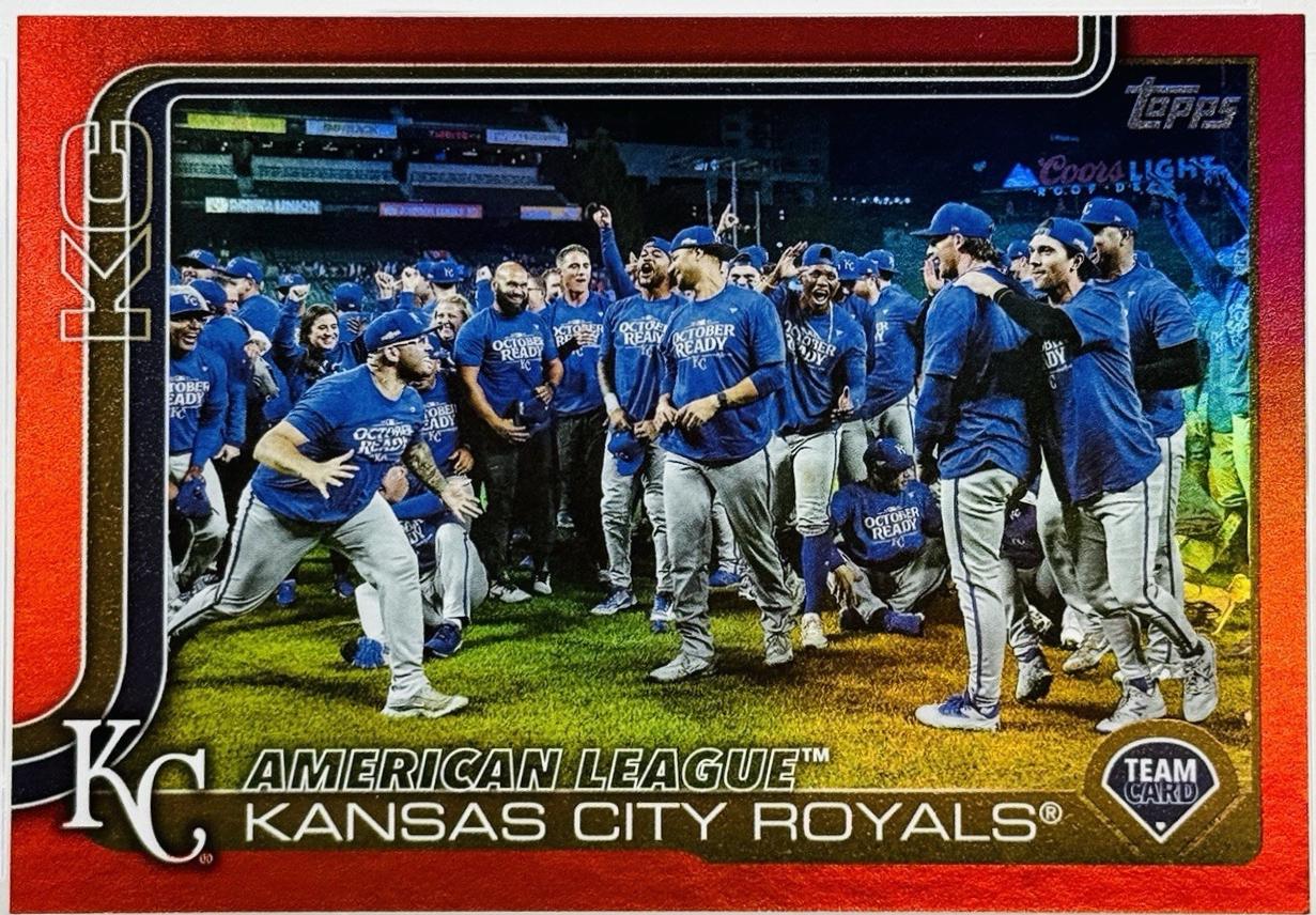 Kansas City Royals [Red Holo Foil] #519