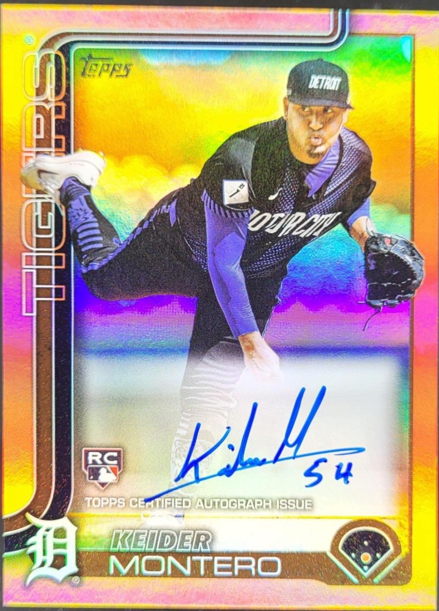 Keider Montero [Orange Foil Real One Autograph] #665