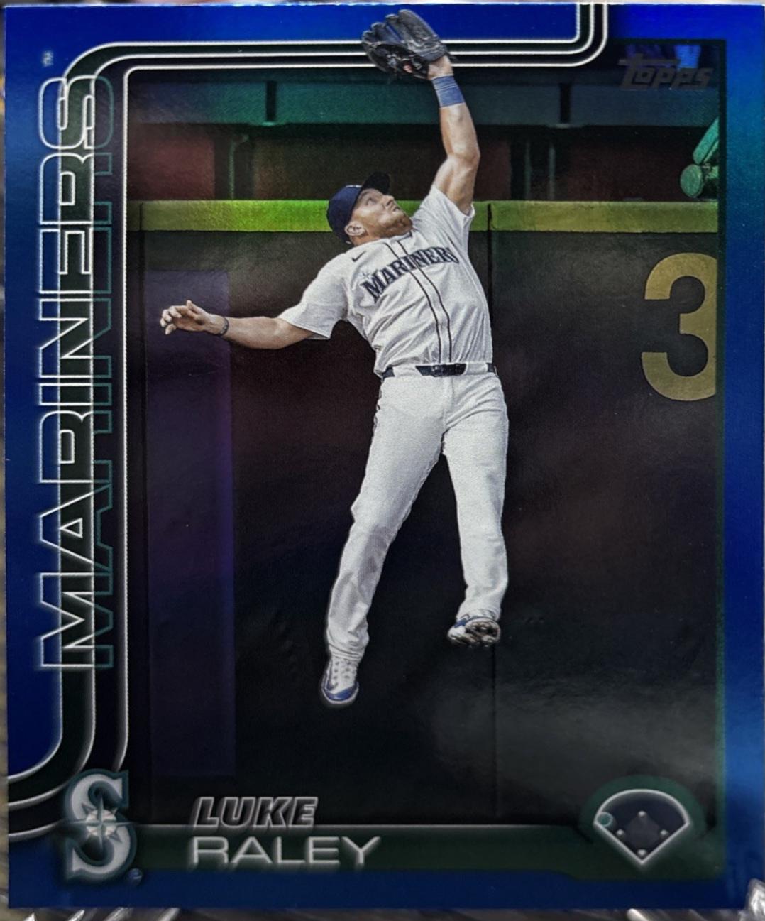 Luke Raley [Blue Rainbow Foil] #534