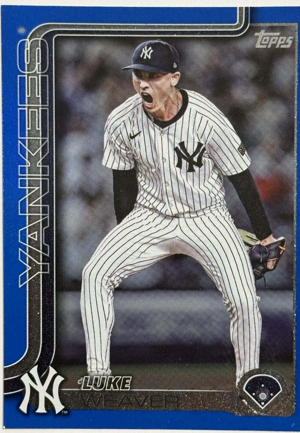 Luke Weaver [Blue Holo Foil] #506
