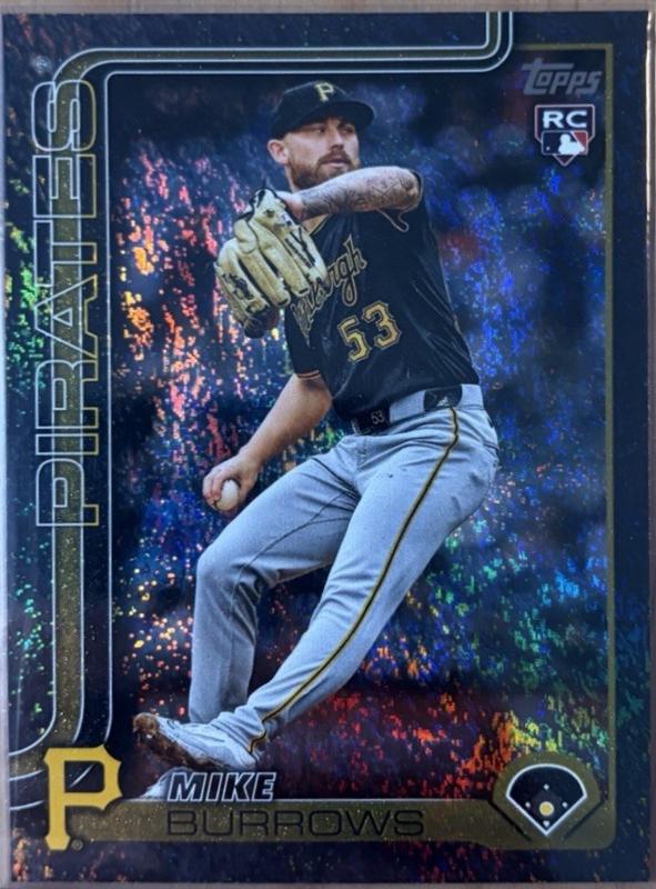 Mike Burrows [Black Rainbow Foil] #615