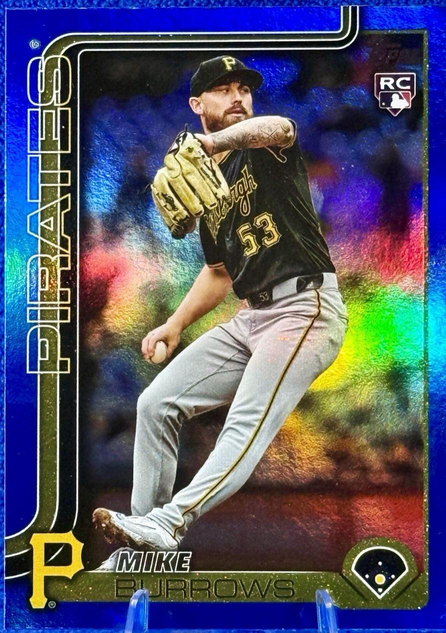 Mike Burrows [Blue Holo Foil] #615