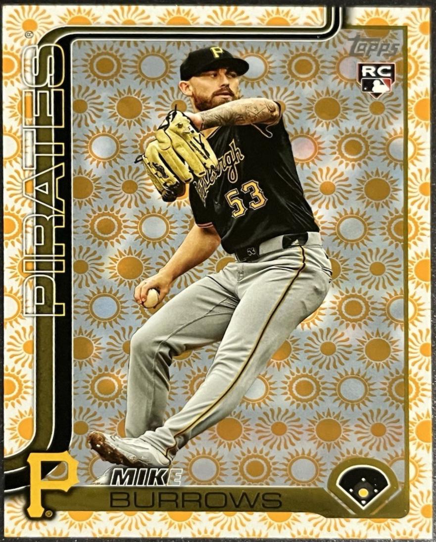Mike Burrows [Platinum Holo Foil] #615