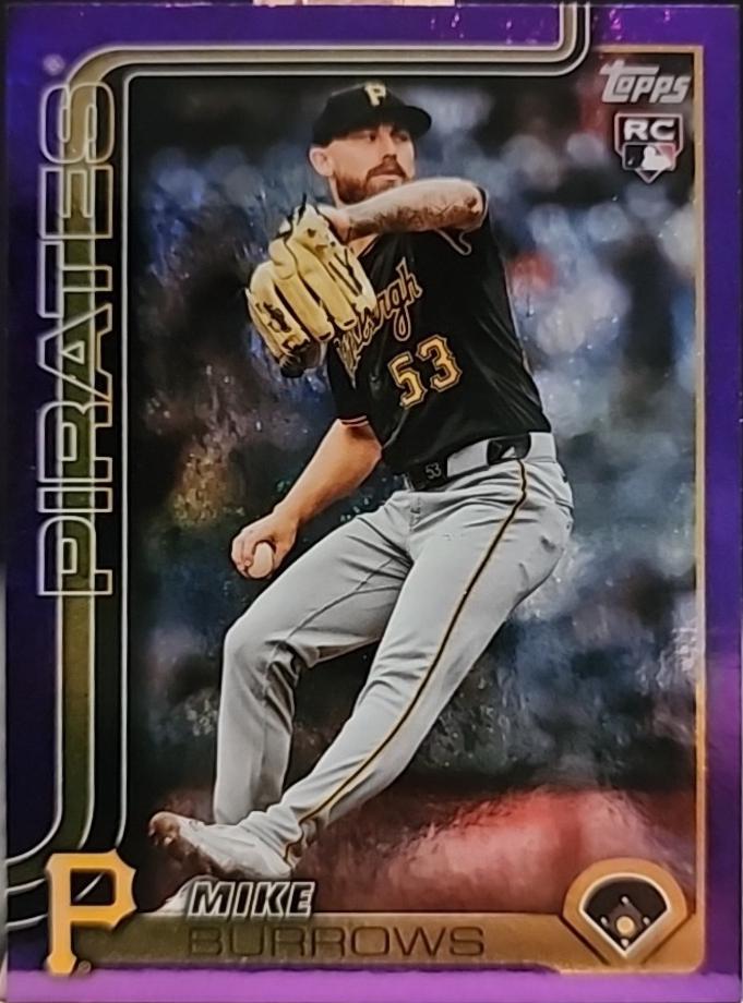 Mike Burrows [Purple Rainbow Foil] #615