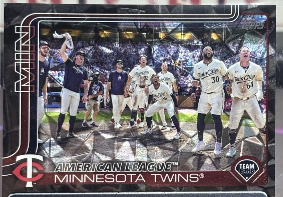Minnesota Twins [Black Holo Foil] #688