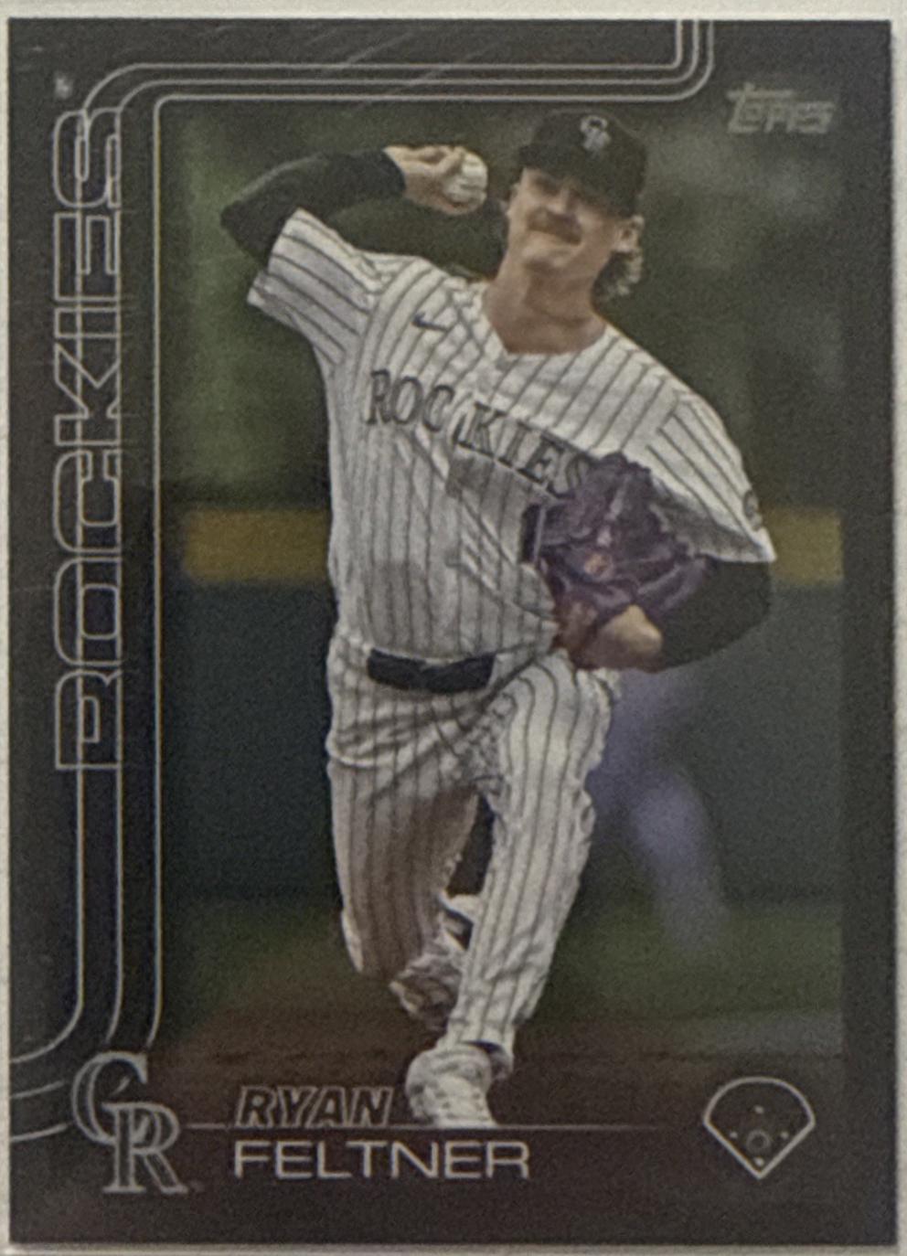 Ryan Feltner [Black Holo Foil] #444