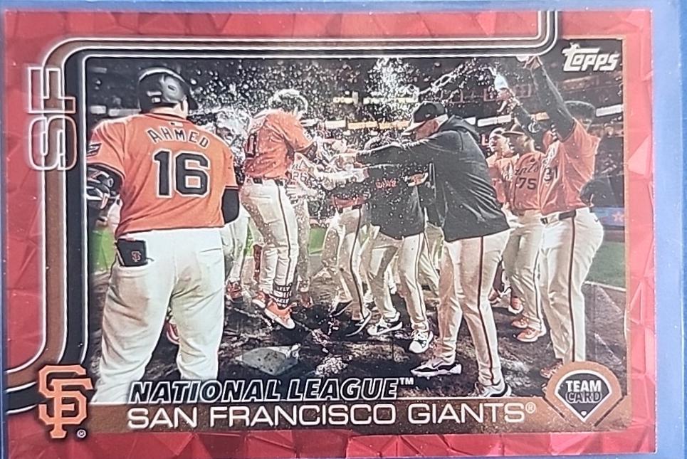San Francisco Giants [Red Holo Foil] #514