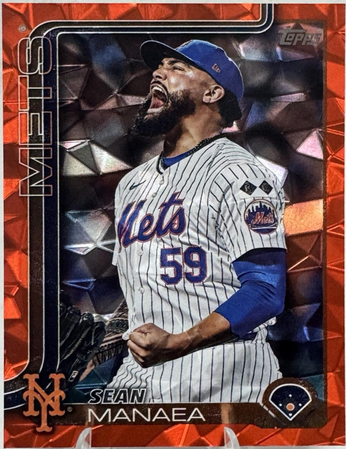 Sean Manaea [Orange Diamante Foil] #354