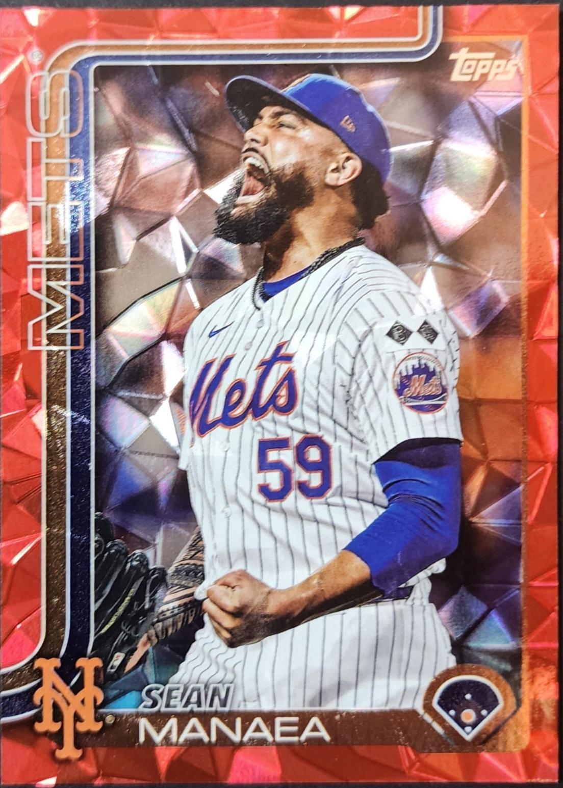 Sean Manaea [Red Diamante Foil] #354
