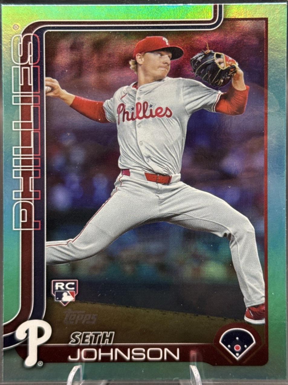 Seth Johnson [Aqua Rainbow Foil] #362