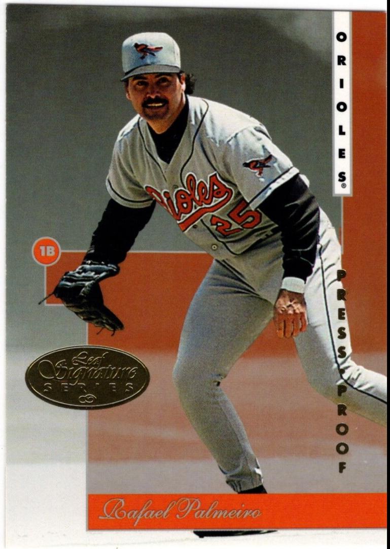 Rafael Palmeiro [Gold Press Proof] #75