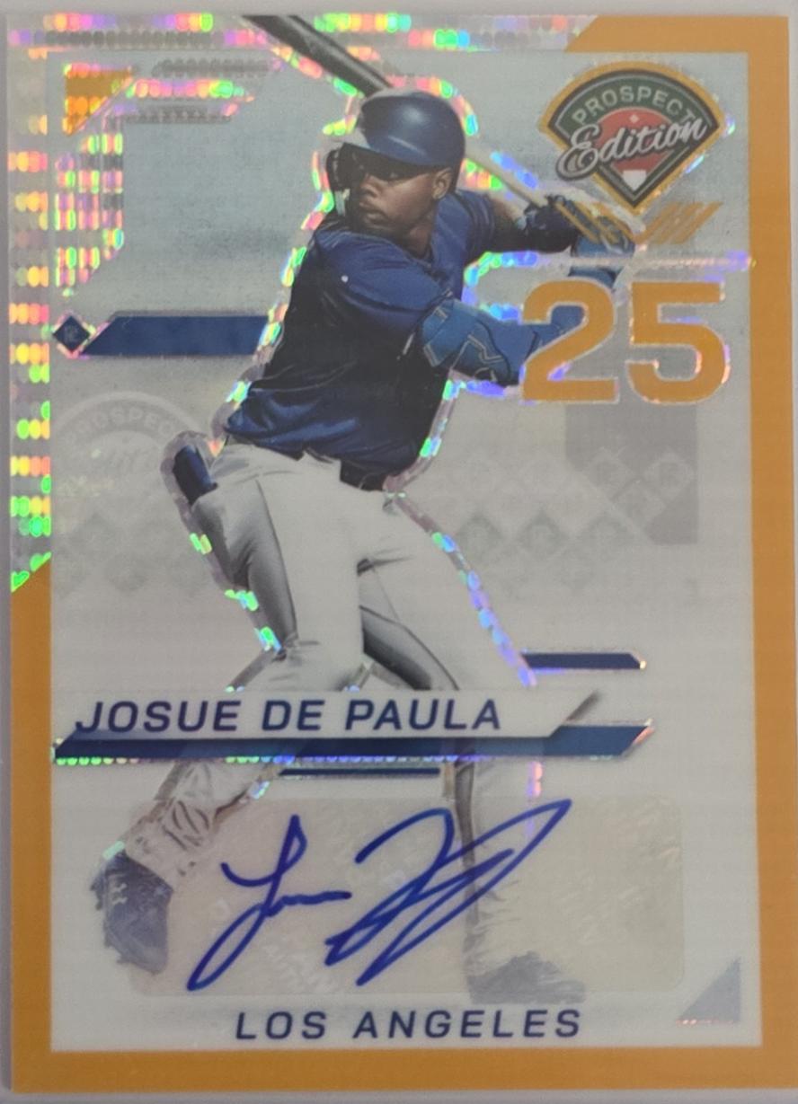 Josue De Paula [Gold Holo Ticket Signature] #64