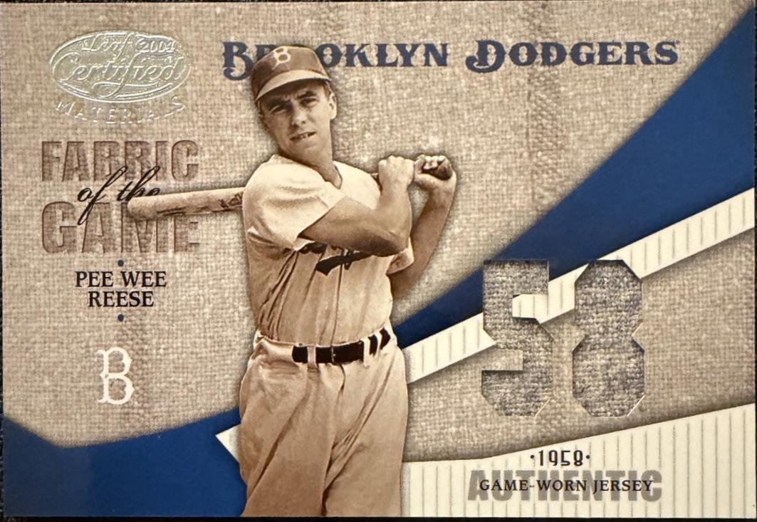 Pee Wee Reese [Jersey Number] #FG-90