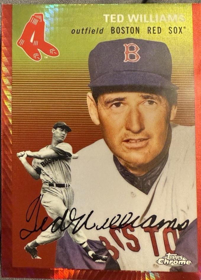 Ted Williams [Red Prism Refractor] #477